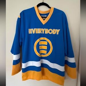 Logic “Everybody” Hockey Jersey | Blue & Gold | Size Small